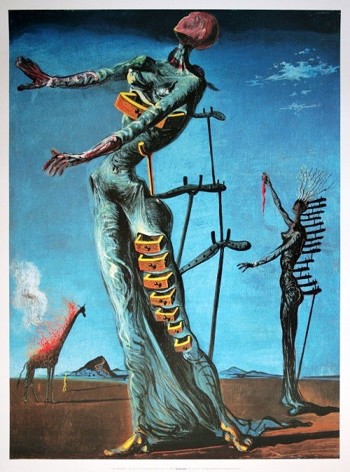 Salvador Dali Jirafa ardiendo