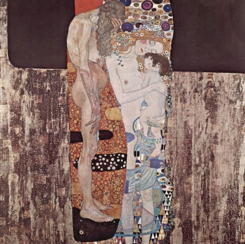 Klimt Las tres edades de la mujer