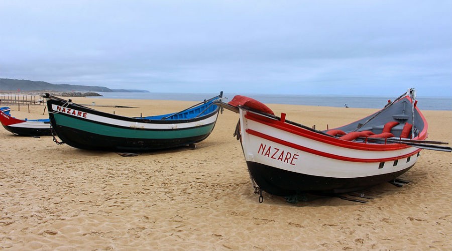 Nazaré un paraíso en la costa portuguesa